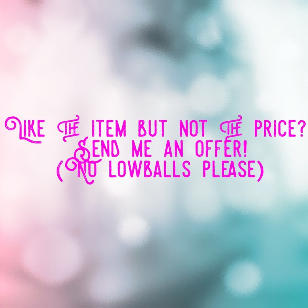 Like the item but not the price? Make an offer!